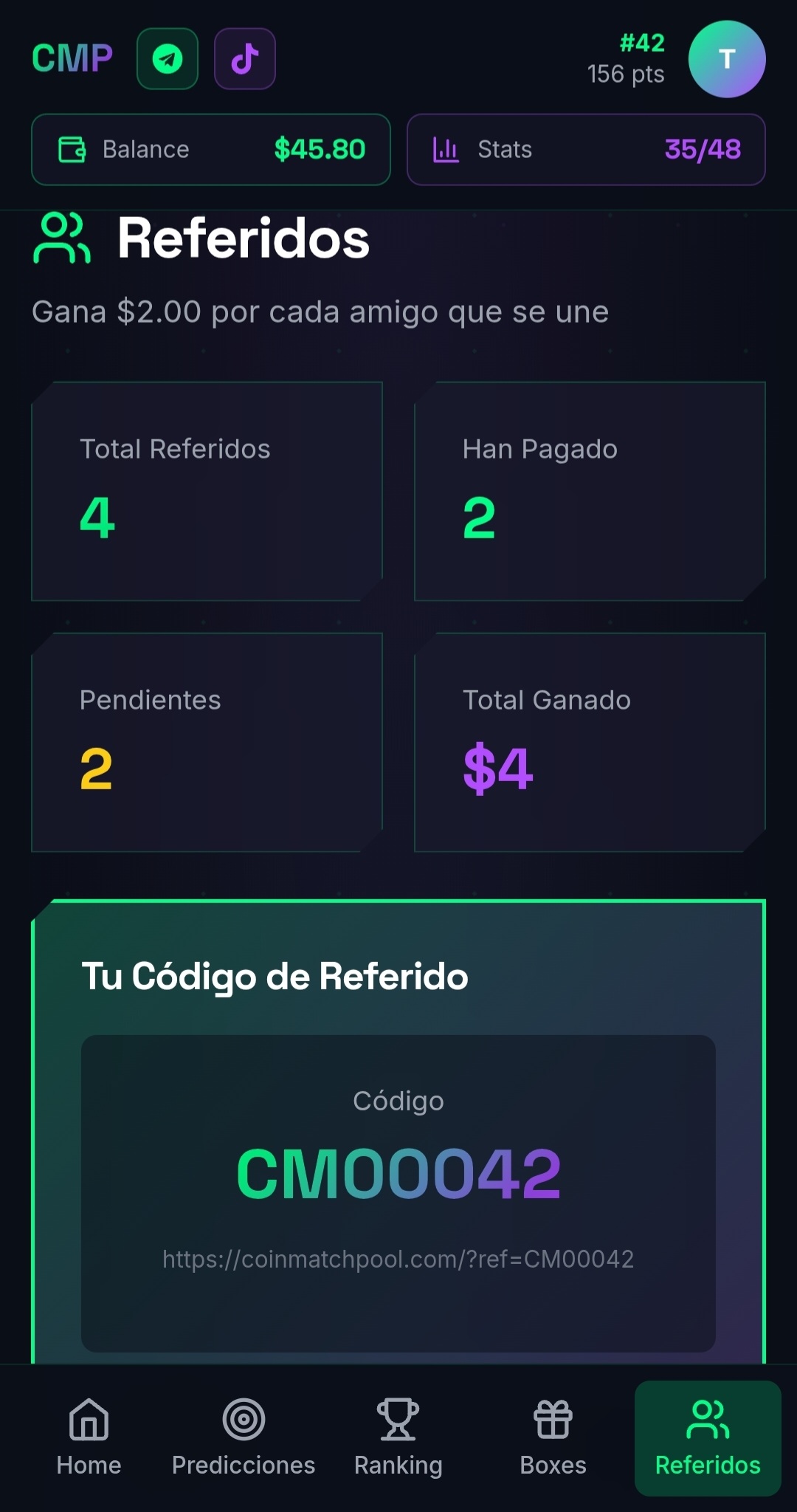 Código de Referido